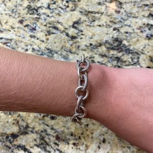 David Yurman Oval Chain Link Bracelet